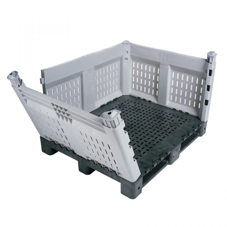 48 X 40 X 28Item ID 6050KB Bulk Container (ships unassembled) US